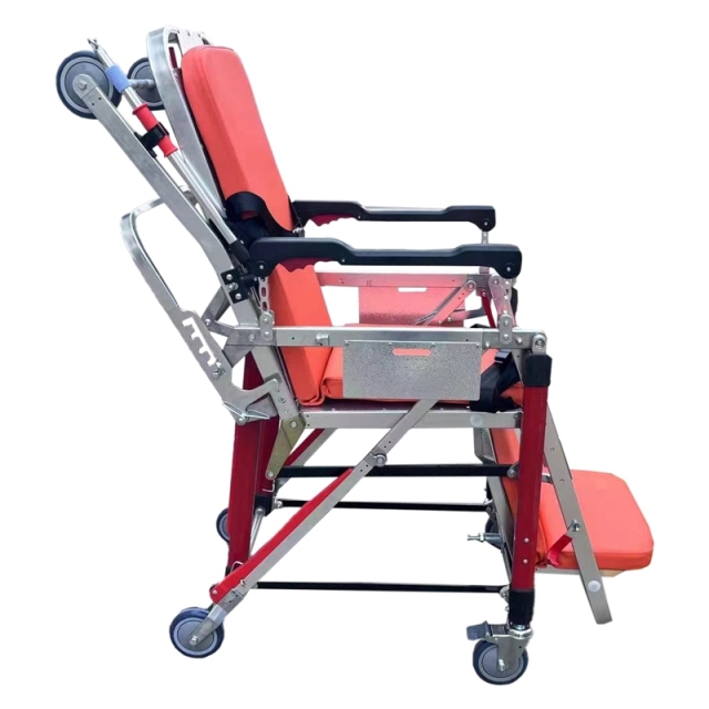 High Quality Adjustable Aluminum Alloy Chair Ambulance Stretcher For First Aid | HR-E013