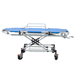 High Quality Aluminum Alloy Ambulance Stretcher Emergency Trolley | HR-E011