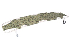 High Strength Aluminum Alloy Military Four Folding Stretcher With Wheels | HR-C009