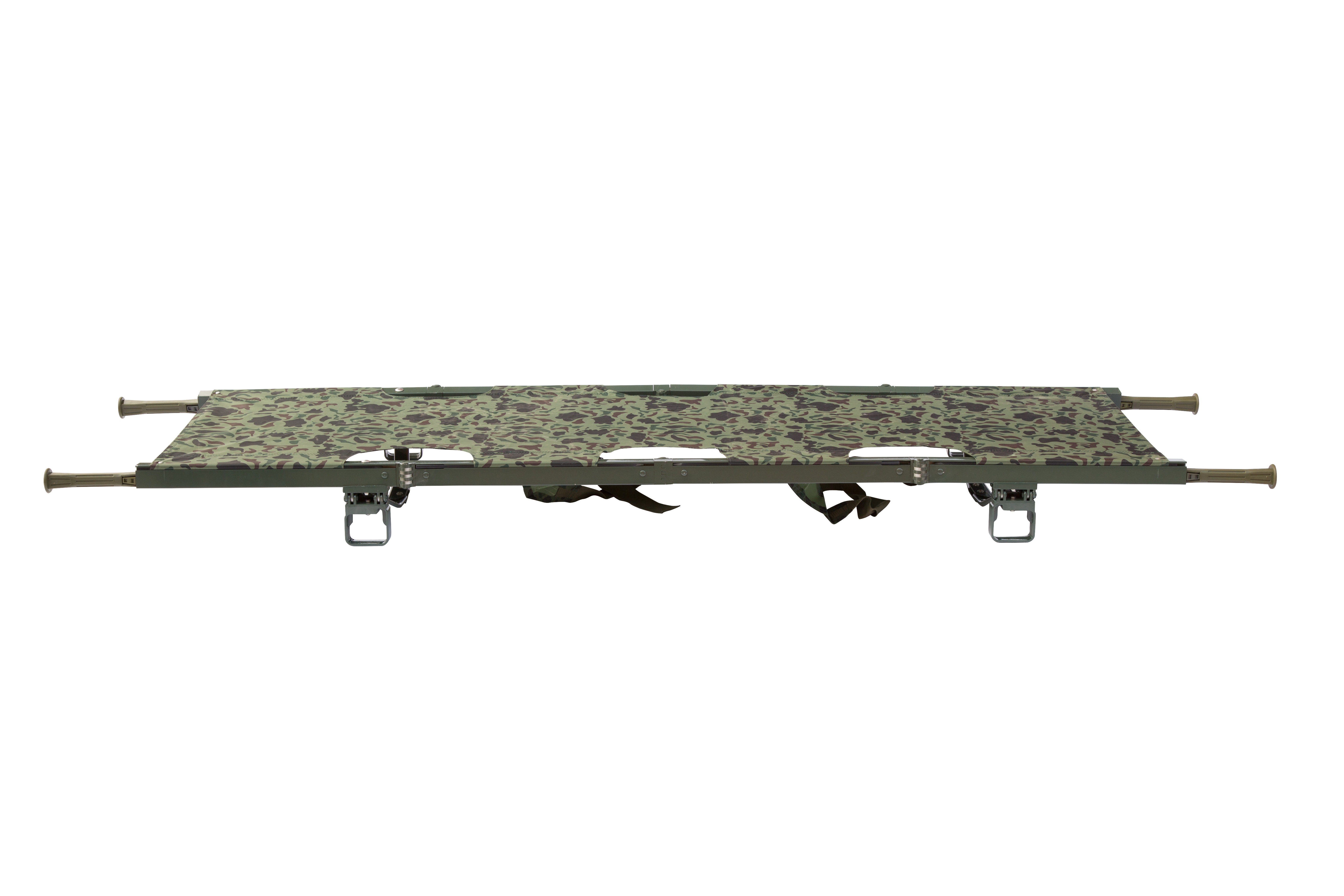 High Strength Aluminum Alloy Military Four Folding Stretcher With Bag | HR-C008