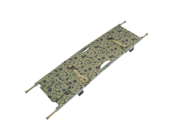 High Strength Aluminum Alloy Military Two Folding Stretcher With Bag | HR-C007