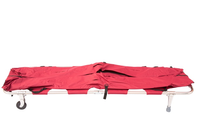 Aluminum Alloy Emergency Rescue Folding Stretcher With Body Bag | HR-C015