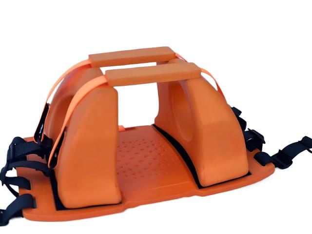 High Quality Orange Polymer Head Immobilizer For Emergency Rescue | HR-B005