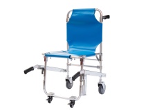 Aluminum Alloy Folding Stair Stretcher For Emergency Rescue With Blue PVC Materials | HR-D004