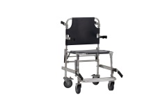 High Quality Aluminum Alloy Folding Stair Stretcher With Black Plastic Materials | HR-D008