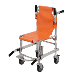 High Quality Aluminum Alloy Folding Stair Stretcher With Orange PVC Materials | HR-D007