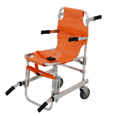 Aluminum Alloy Folding Stair Stretcher With Orange PVC Materials | HR-D006