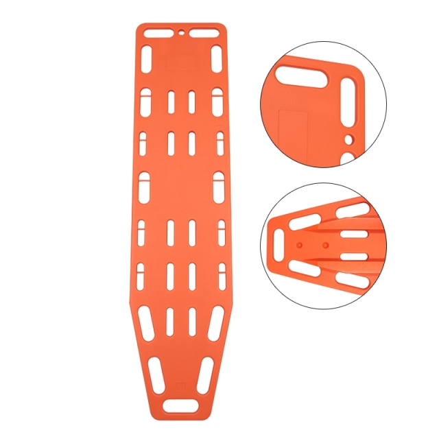HDPE Spine Board With Spider Strap For Emergency Rescue | HR-A007