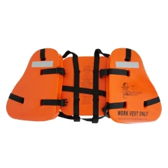 Red NBR Three Piece Life Jacket | HR-L005