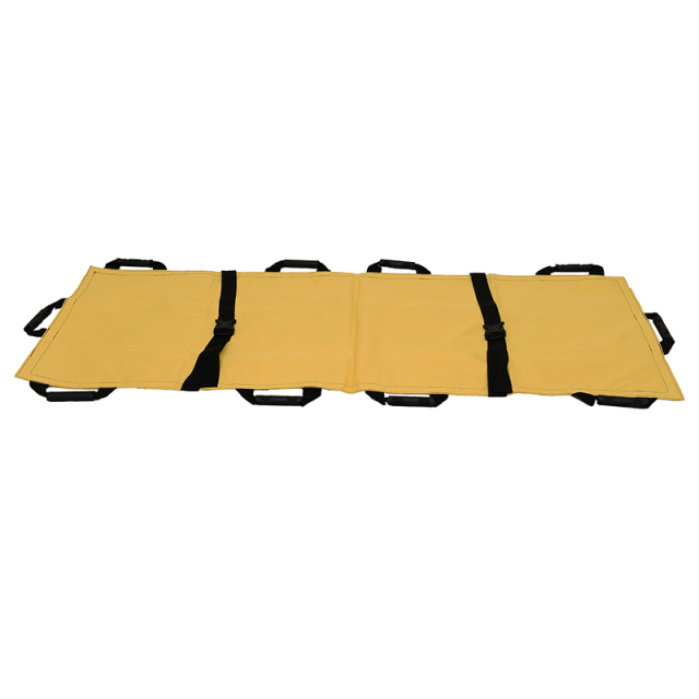 High Quality Yellow Oxford Cloth Soft Stretcher For First Aid With Pump | HR-J001