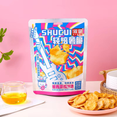 Chicken sauce flavored potato chips