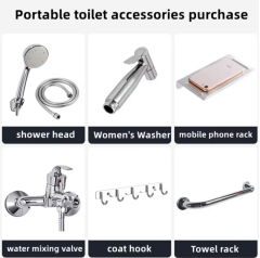 HDPE简易塑料移动应急厕所