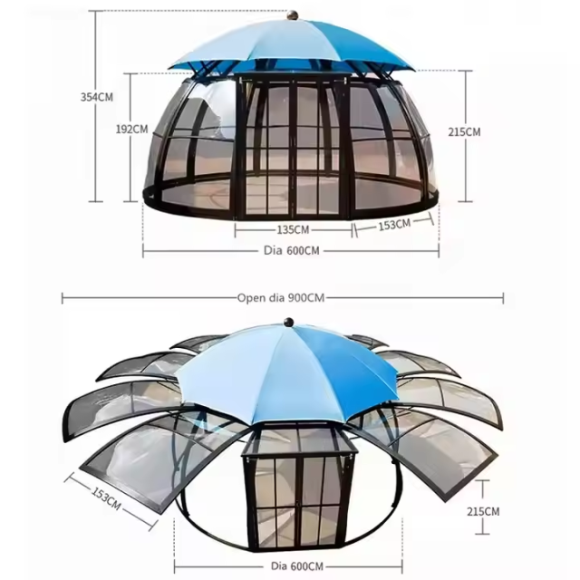 户外阳光房铝合金