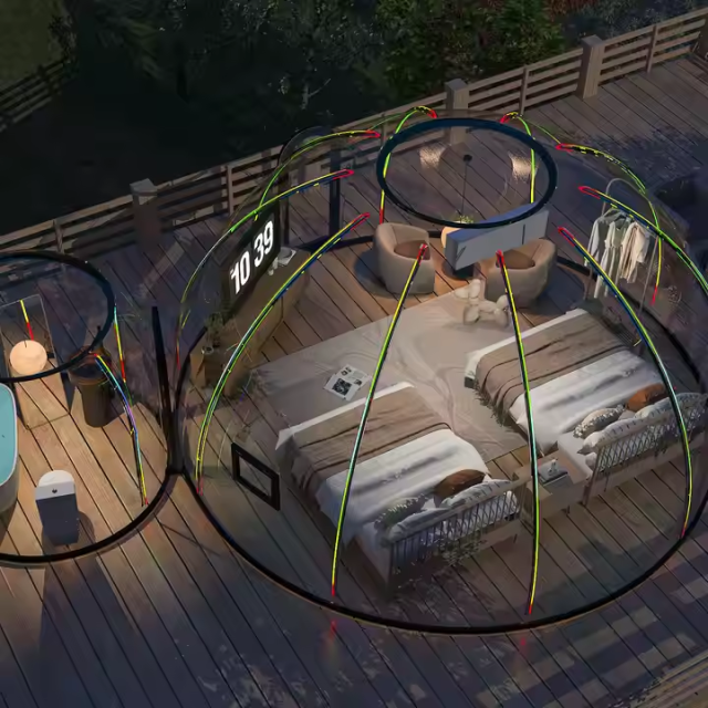 网红户外PC星空房