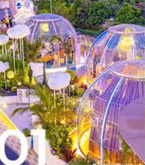 网红户外PC星空房