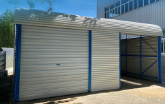 单个集装箱移动车库