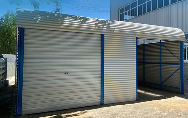 单个集装箱移动车库