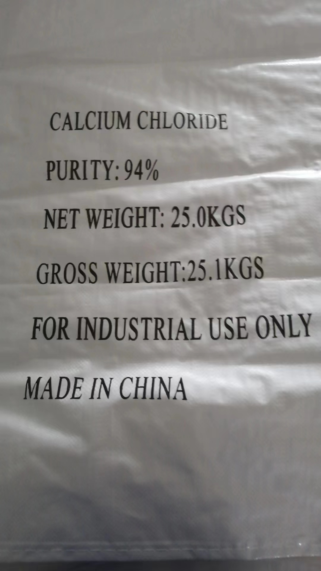 SHN-Calcium Chloride Anhydrous 94% Package