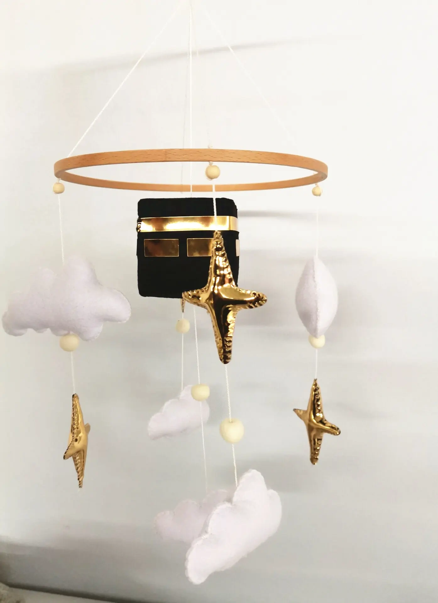 Handmade China manufacture Islam kids toys gift set wall art decorations for home hanging baby crib bed baby mobile