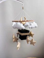 جملة التعليم المبكر محايد مخصص يدوي الصنع هدية الطفل شعر لعبة ناعمة مكعب القرآن الكريم الإسلام الطفل المحمول