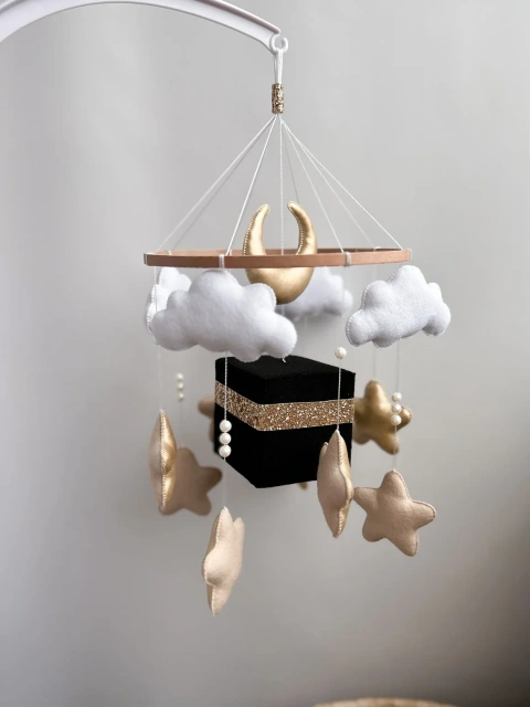 جملة التعليم المبكر محايد مخصص يدوي الصنع هدية الطفل شعر لعبة ناعمة مكعب القرآن الكريم الإسلام الطفل المحمول