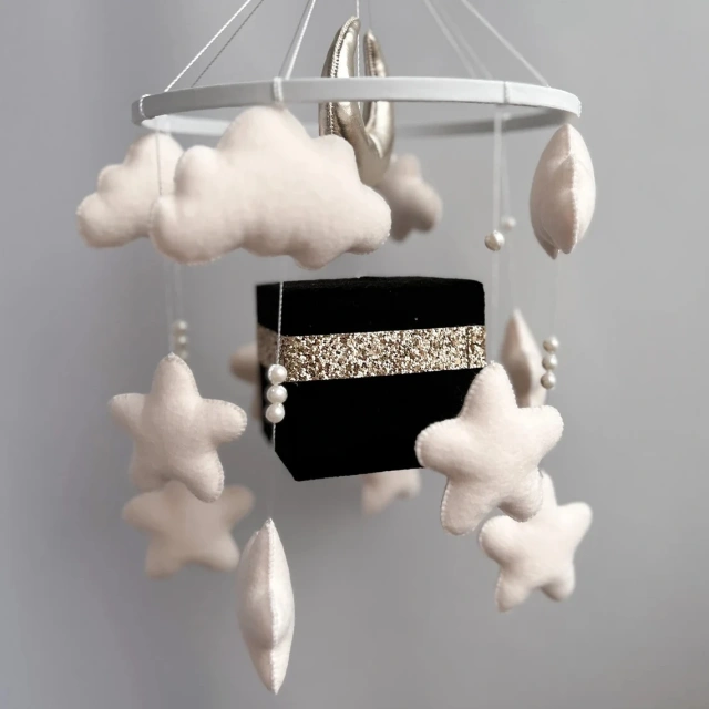 جملة التعليم المبكر محايد مخصص يدوي الصنع هدية الطفل شعر لعبة ناعمة مكعب القرآن الكريم الإسلام الطفل المحمول