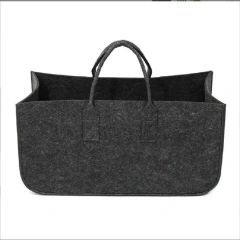Cesta porta leña de fieltro grande, resistente y duradera, de Progift