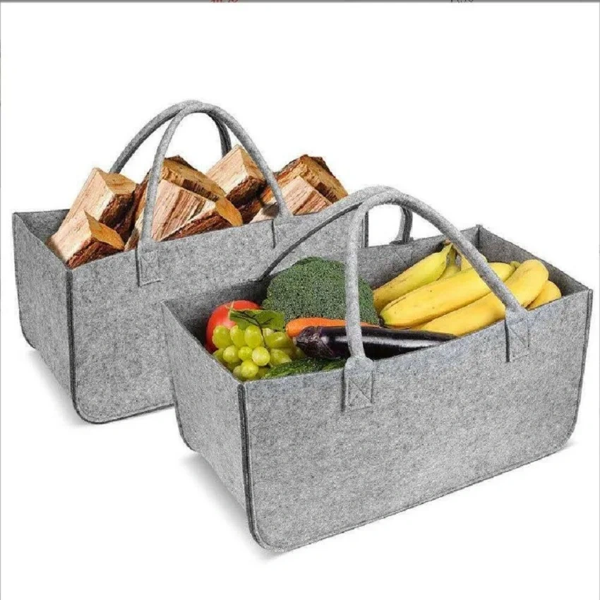 Progift Strong Durable Large Felt Firewood Carrying Bag