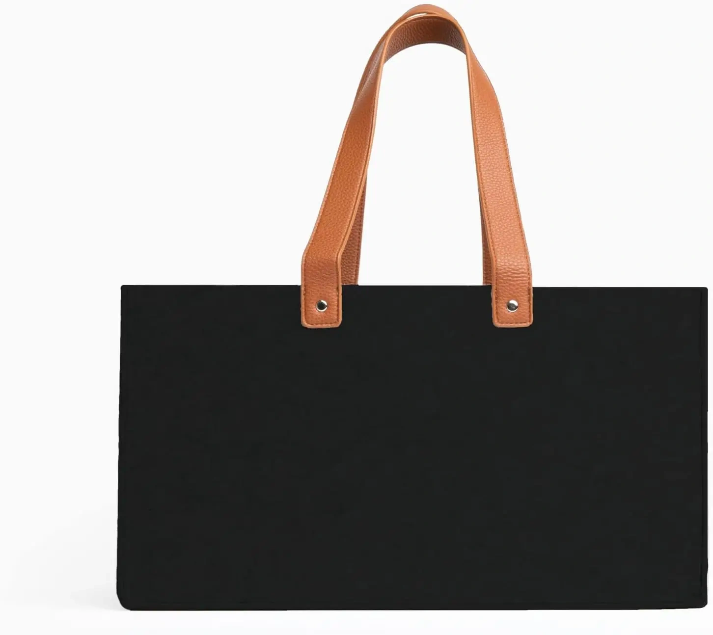 low price teachers home office work school supplies stationery craft open design imitation leather felt handles bag