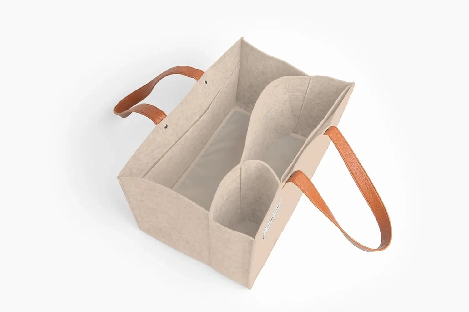 2024 new open design students women men office work school stationery craft organization storage felt handles bag