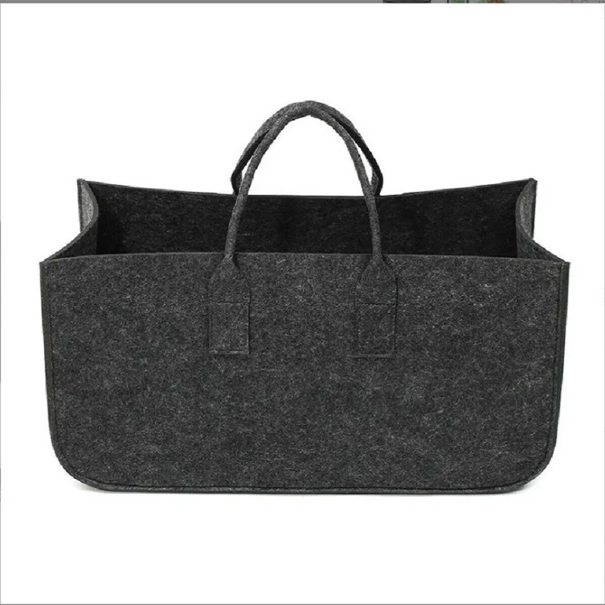 Progift Strong Durable Large Felt Firewood Carrying Bag