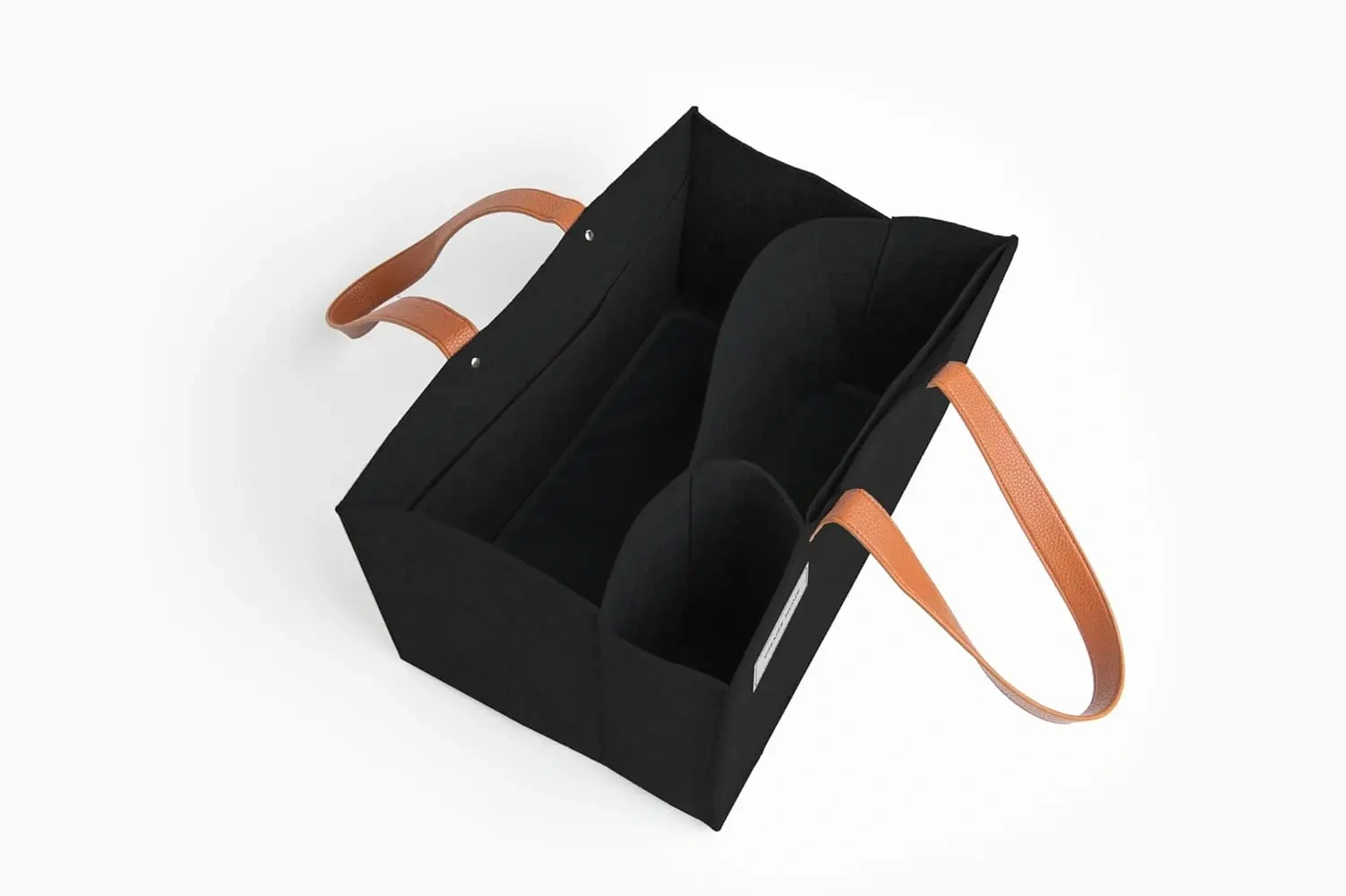 low price teachers home office work school supplies stationery craft open design imitation leather felt handles bag