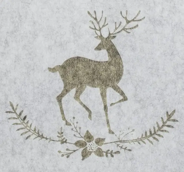 Vente chaude nouveau style créatif femmes hommes cerf gaufrage affaires voyage panier loisirs épaule feutre sac