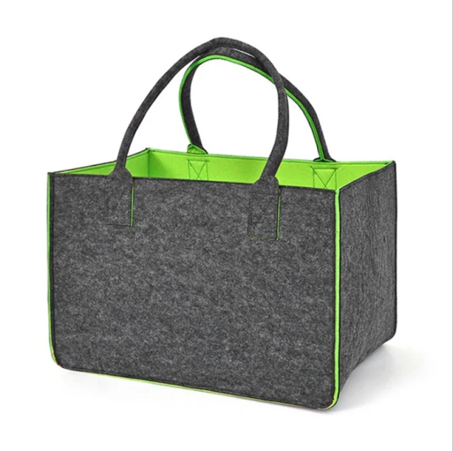 Bolsa de almacenamiento de fieltro resistente, de dos colores, reutilizable y de Progift Fashion