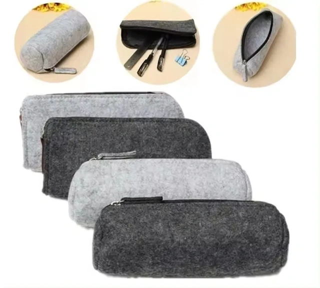 Estuche para lápices con cremallera, económico, de primera calidad y completo en especificaciones, para niños, bolsa de viaje para cosméticos, bolsa para brochas de maquillaje