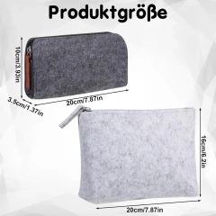 Hộp đựng bút chì nỉ nhiều màu tùy chỉnh bán chạy nhất, mỹ phẩm du lịch, đồ dùng vệ sinh cá nhân, đồ trang điểm, hộp đựng bút và đồ dùng văn phòng phẩm