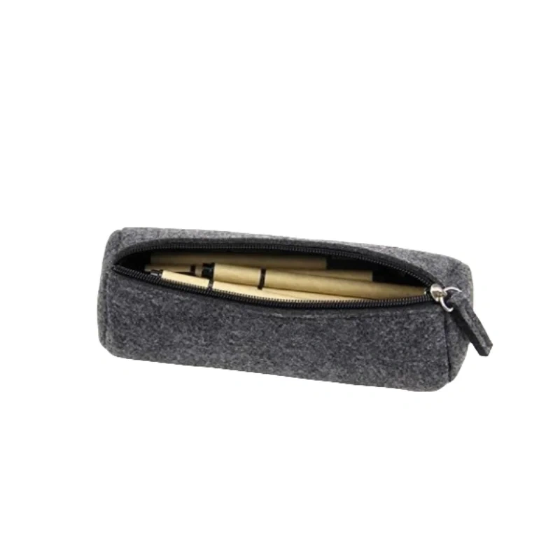 Professional custom service cheap travel cosmetic bag makeup brush pouch pencil case compact portable multi-function zipper bag
