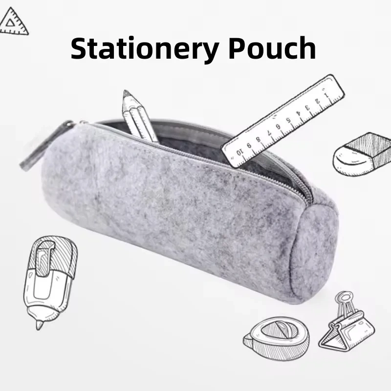 Professional custom service cheap travel cosmetic bag makeup brush pouch pencil case compact portable multi-function zipper bag