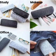 Estuche para lápices con cremallera, económico, de primera calidad y completo en especificaciones, para niños, bolsa de viaje para cosméticos, bolsa para brochas de maquillaje