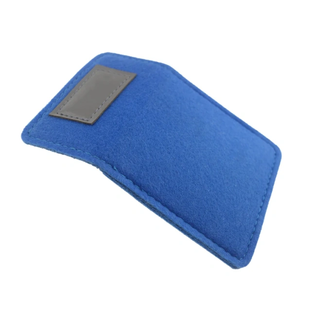 Bolsa de moedas de feltro personalizada, porta-troca para homens e mulheres, carteiras de poliéster, bolsas de feltro