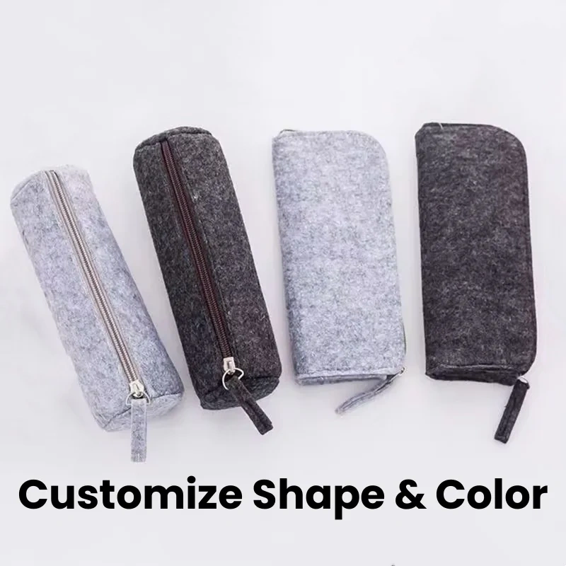 Professional custom service cheap travel cosmetic bag makeup brush pouch pencil case compact portable multi-function zipper bag