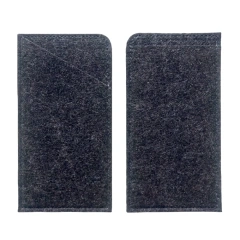 bán buôn túi nỉ tùy chỉnh 2mm 3 lớp thực hiện túi nỉ ốp lưng điện thoại đeo kính Vỏ máy tính bảng