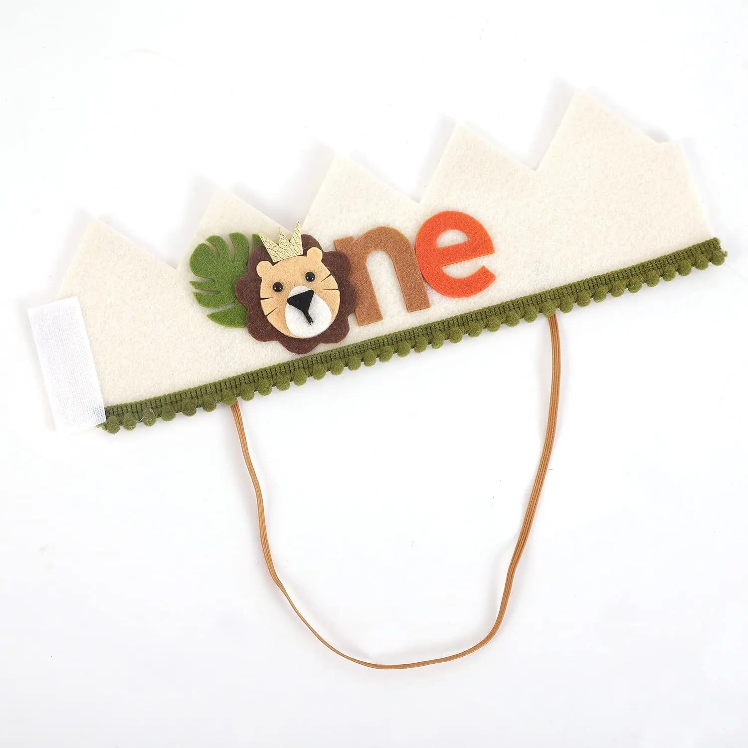 Custom Fabric Felt Baby Kid 1st Birthday Party Crown Hat