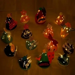 Chapeau cône en feutre personnalisé réutilisable pour cadeau d'anniversaire de bébé mignon