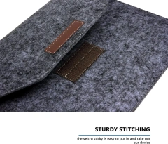 حقيبة كمبيوتر محمول من الجلد الصناعي مقاس 13 و14 بوصة رخيصة الثمن ومخصصة ومتوافقة مع معظم حقائب الكمبيوتر المحمول المصنوعة من اللباد