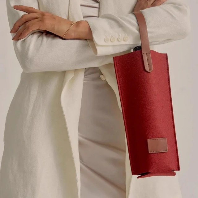 Túi Tote Đựng Chai Rượu Bằng Nỉ Di Động Bán Chạy Nhất Cho Du Lịch Dã Ngoại Bãi Biển Quà Tặng Túi Đựng Rượu Có Logo Tùy Chỉnh