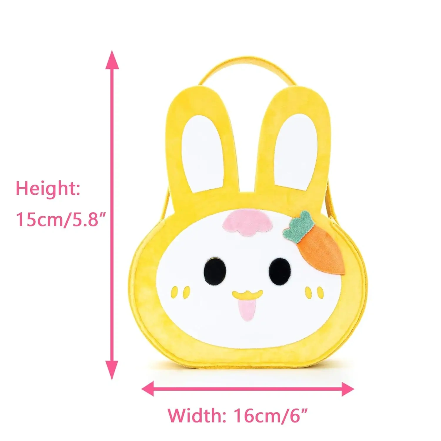 low MOQ Wholesale Easter decoration kids party novelties felt Easter bunny candy gift bags fabric egg hunt Easter baskets