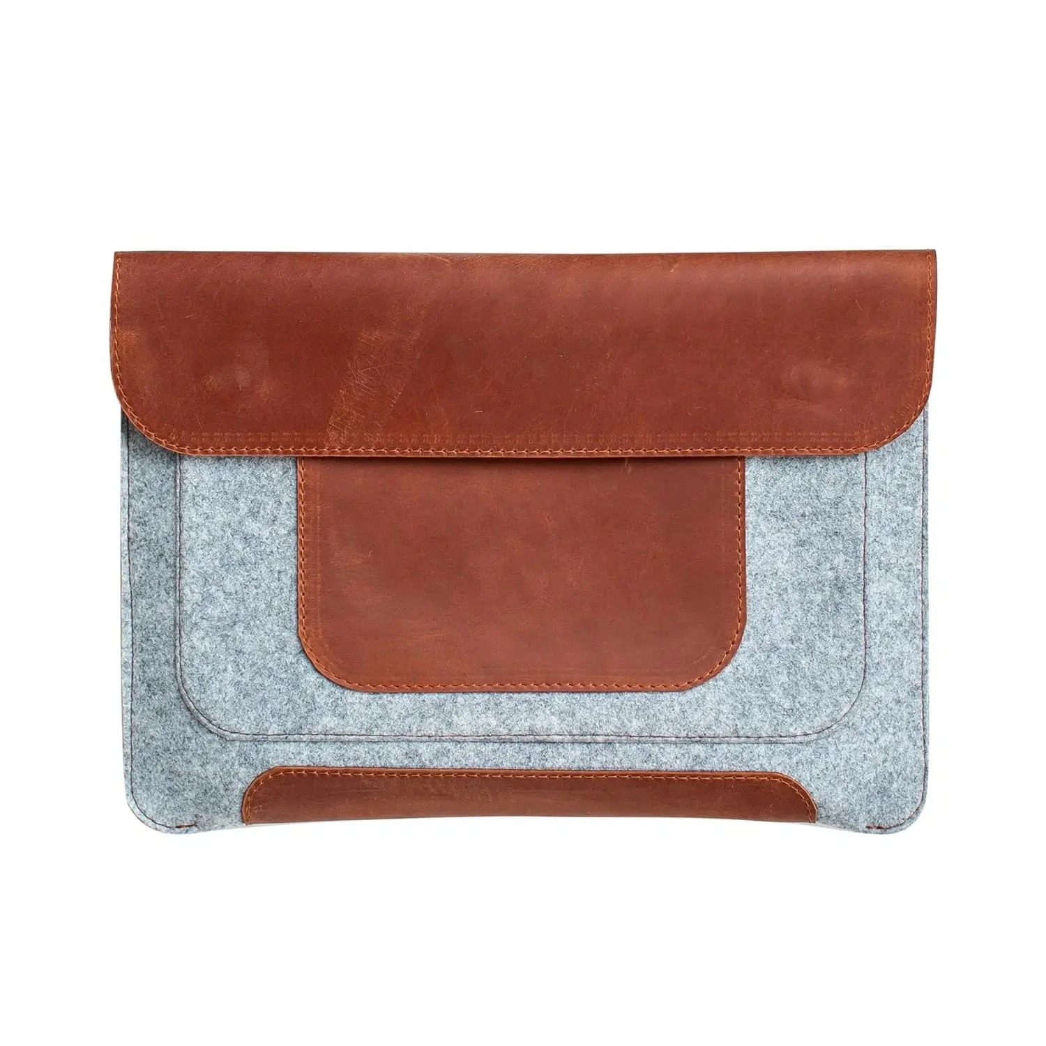 low price new custom 11 12in felt folding desktop computer holder riser stand sleeve bag protective laptop case
