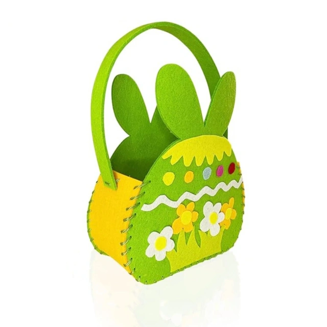 Kids Fun Education Craft DIY Easter Flower Bag Felt Sew Kit