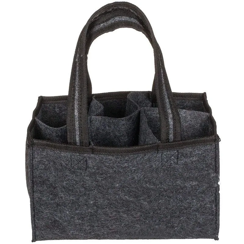 hand bags wholesale hot selling new arrivals felt simple travel reusable custom print 6 bottle wine carrier tote bag